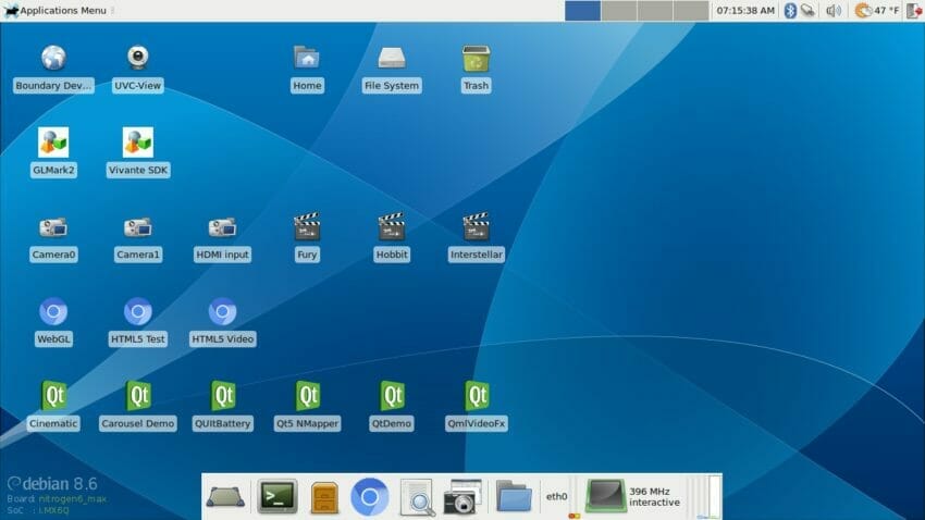 Debian Jessie 8.6 - XFCE4 desktop